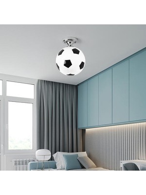 Xinhang LED Football Pendant Light, E27 Lampholder, Glass Round Body Pendant Lamp For Children's Room, Aisle (Yurt Dışından)