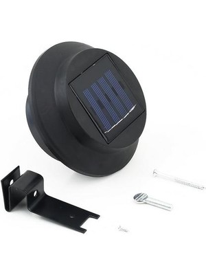 Xinhang Güneş Enerjili Açık Bahçe Işık Oluk Çit Duvar Çatı Yard 3 LED Lamba (Yurt Dışından)