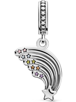 Nur Silver Gökkuşağı Gümüş Charm NUR-BL01321