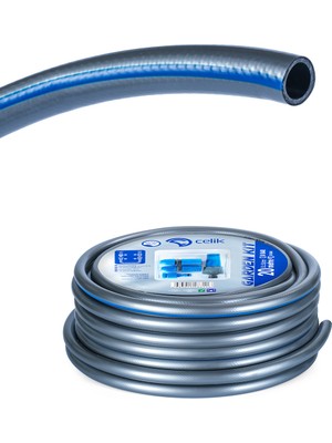 Çelik Garden Kit Sulama Hortumu Premium Seri  25 Metre Tüm Aparatlarıyla Beraber Gönderilecek Üst Sınıf Hortum.