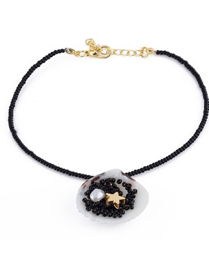 Forentina Siyah Istiridye Modeli Halhal PS2588