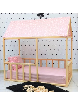 MiniWood Montessori Ahşap Çocuk Karyolası