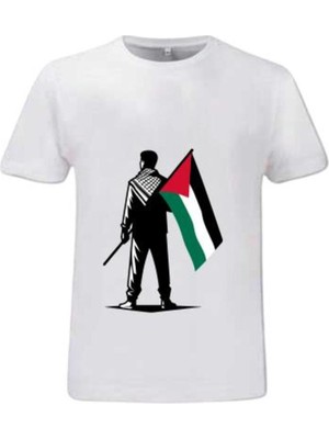 Çerçi Bazaar Filistin Baskılı T-Shirt