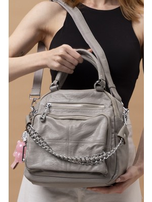 BYN1022 Gri Kadın Kol Çantası