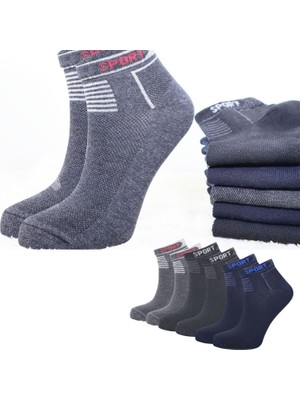 Kral Socks Erkek 6 Çift Pamuklu Basic Derbili Çorap