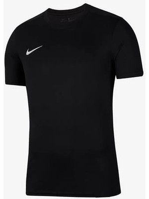 Nike Siyah Erkek T-Shirt M Nk Df Park VII Jsy SS Nefes Alabilir Kumaş ile Rahat Kesim