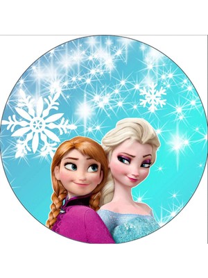 Letbil Reklam Elsa Anna Frozen 2, 5 cm - 40 Adet Opak Etiket