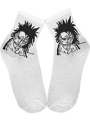 Bonapart Unisex My Hero Kenpachi Zaraki Anime Boy Kolej Çorap