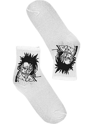 Bonapart Unisex My Hero Kenpachi Zaraki Anime Boy Kolej Çorap