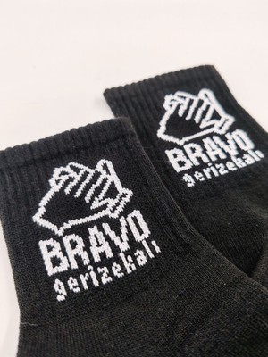 Shuttle Park Unisex Comics Fashion Bravo Yazılı Kolej Çorap