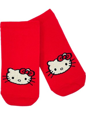 Bonapart Unisex Hello Kitty Renkli Patik Çorap