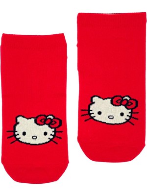 Bonapart Unisex Hello Kitty Renkli Patik Çorap