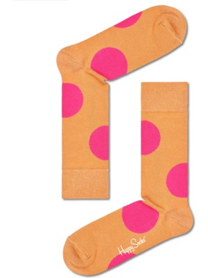 Happy Socks Ithal Özel Seri Unisex Happy Socks Jumbo Dot Sock Renkli Soket Çorap