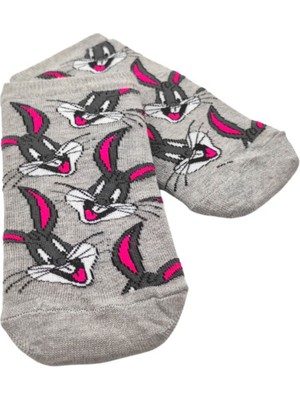 Bonapart Unisex Bugs Bunny Renkli Patik Çorap