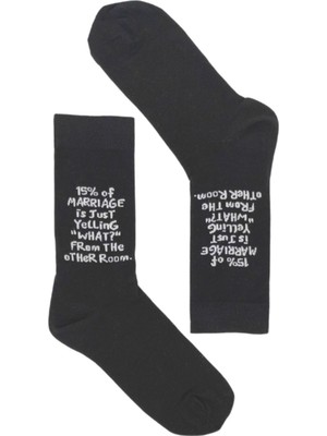 Happy Socks Ithal Özel Seri Unisex Happy Of Marriage Renkli Soket Çorap