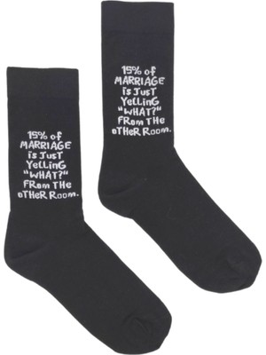 Happy Socks Ithal Özel Seri Unisex Happy Of Marriage Renkli Soket Çorap