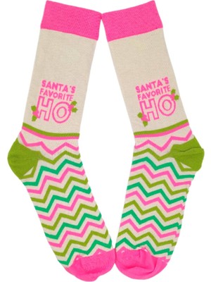 Happy Socks Ithal Özel Seri Unisex Happy Santa's Favorite Renkli Soket Çorap