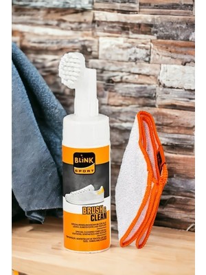 Blink Brush Clean Fırçalı Ayakkabı Bakım Temizleme-Naturel