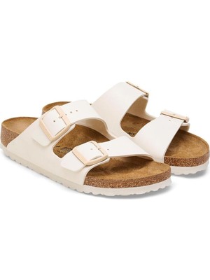 Birkenstock Arizona Bf Bej Çift Bantlı Terlik 1027339