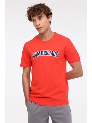 Lumberjack Ml Weneg-B 11Id53 4Fx Kırmızı Erkek Kısa Kol T-Shirt