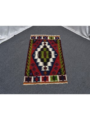 Zehra Abla Halı Yeni El Dokuma Şaheser Niğde Çukurkuyu Yün Kilim 4930