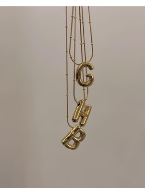 Shiny Aksesuar Balon Harf Kolye