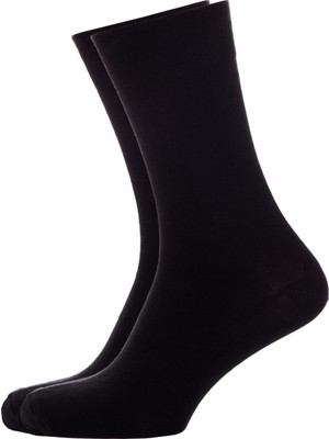 Eyon Socks Bambu Erkek 3 Siyah, 3 Gri Soket Çorap (Burun Dikişsiz, Yıkamalı)