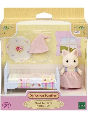 Sylvanian Families Çiçekli Kedi Kızın Uyku Seti 5681