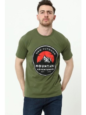 New Outdoor Adveturous T-Shirt Yeşil