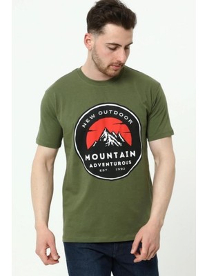 New Outdoor Adveturous T-Shirt Yeşil