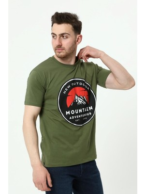 New Outdoor Adveturous T-Shirt Yeşil