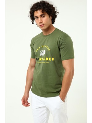 New Outdoor Off Roader T-Shirt Yeşil