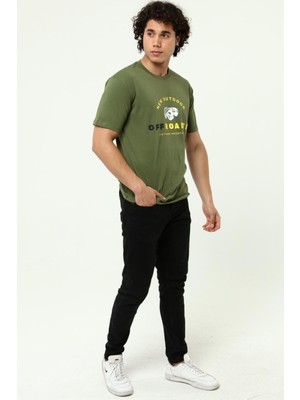 New Outdoor Off Roader T-Shirt Yeşil