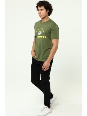 New Outdoor Off Roader T-Shirt Yeşil