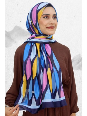 Elit Harem Yaprak Desen Pamuk Şal EŞ5209-1