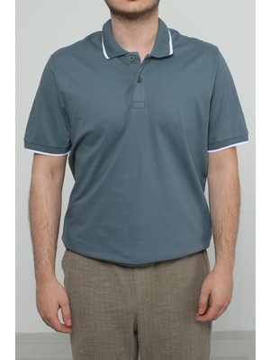 Jsco Hscstore Erkek Polo Yakalı Petrol T-Shirt- 8421