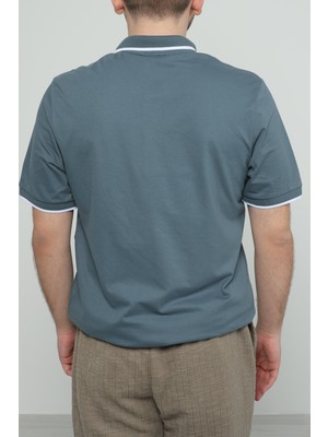 Jsco Hscstore Erkek Polo Yakalı Petrol T-Shirt- 8421