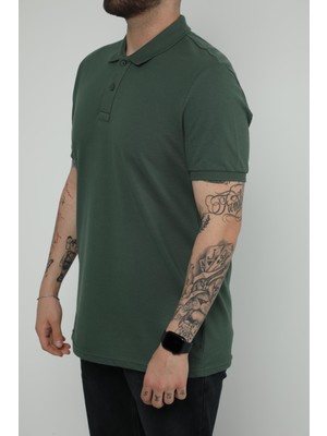 Jsco Hscstore Erkek Polo Yakalı Nefti T-Shirt- 8420