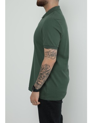 Jsco Hscstore Erkek Polo Yakalı Nefti T-Shirt- 8420