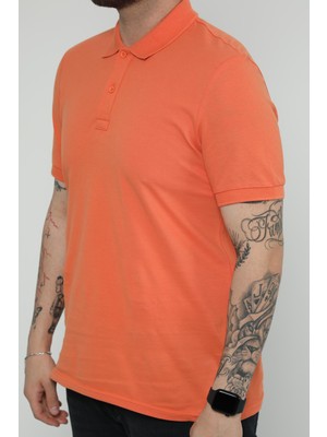 Jsco Hscstore Erkek Polo Yakalı Turuncu T-Shirt- 8420