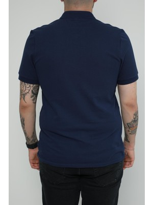 Jsco Hscstore Erkek Polo Yakalı Indigo T-Shirt- 8420