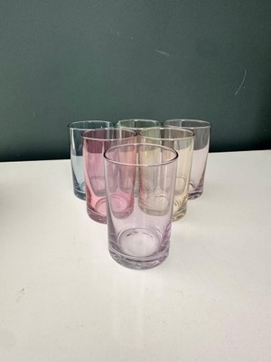 Decorium Kahve Yanı Su Bardağı 6 Lı Ebruli M00360
