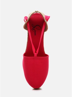 Su Espadril Molly Fuşya Kadın Dolgu Topuklu Espadril