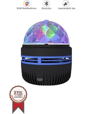 Torima Lw-36 Siyah Starry LED Lazer Projektör Gece Lambası