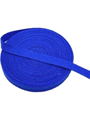 Paşateks Since 1995 10 Metre Saks Mavisi Dar Dokuma Balıksırtı Şerit