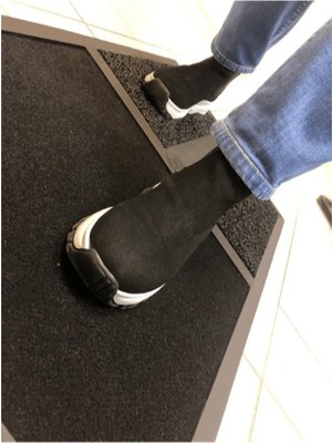 Image Kauçuk Havuzlu Hijyen Kapı Önü Paspası - Islak & Kuru - 50 x 85 Cm.