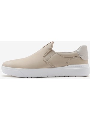 LOW SLIP ON SNEAKER Erkek Light Beige Nubuck Sneaker TB0A67F9EN71