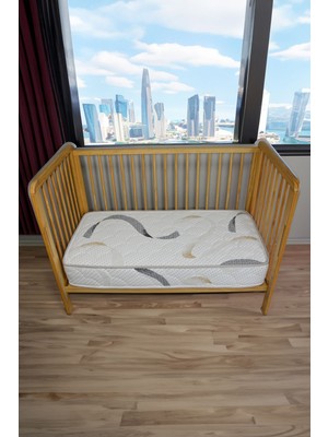 Pure Sleep 15 cm Bebek ve Çocuk Yatağı Sünger Park Yatak Anne Yanı ve Bebek Yatakları Ultra Lüx Full Ortopedik