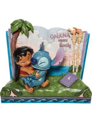 Disney Ohana Aile Demektir Stitch Hikaye Kitabı Figür Biblo