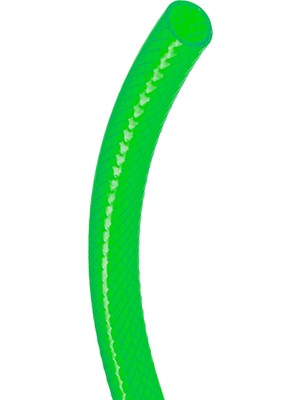 Çelik Pvc Şeffaf Örgülü Hortum Yeşil Renk 1 1/2  (Iç Çap 38 Mm) 50 Metre